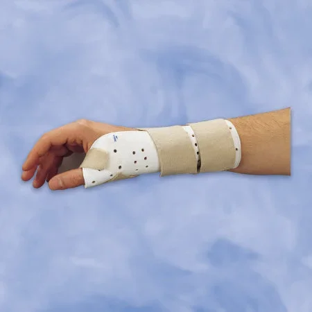 Deroyal Thumb Splint Medium / Large Hook And Loop Closure Off White – 340M/LR