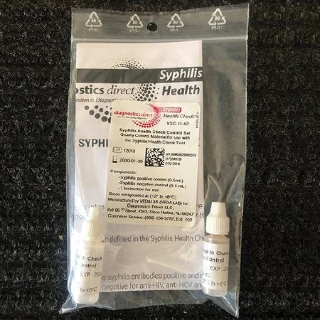 Diagnostics Direct Syphilis Health Check Immunology / Serology Assay Control Set Syphilis Screen Positive / Negative Level 2 X 1 X 0.5 mL – VSC-11-02