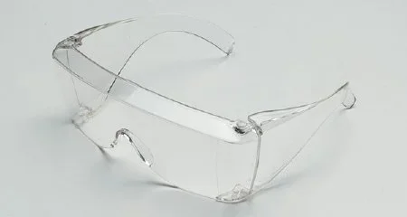 Dioptics Ocushield Protective Goggles Clear Tint Polycarbonate Lens Clear Frame Elastic Strap One Size Fits Most – 2125B