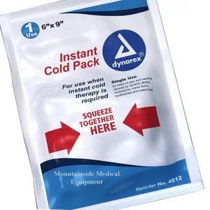 Disposable Instant Cold Pack, 5″X9″, Case/24