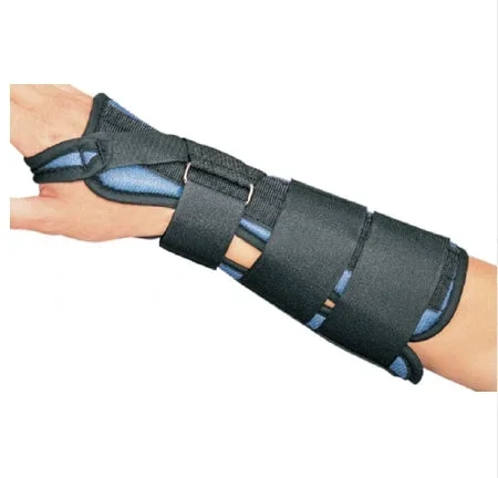 DJO Wrist Splint Foam / Tricot Left Hand Gray Large