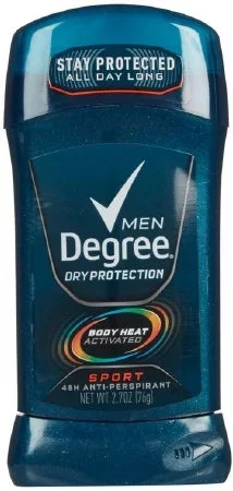 DOT Foods – Kraft Foods Inc Degree Men Antiperspirant / Deodorant Clear Solid 2.7 oz. Sport Scent – 7940026570