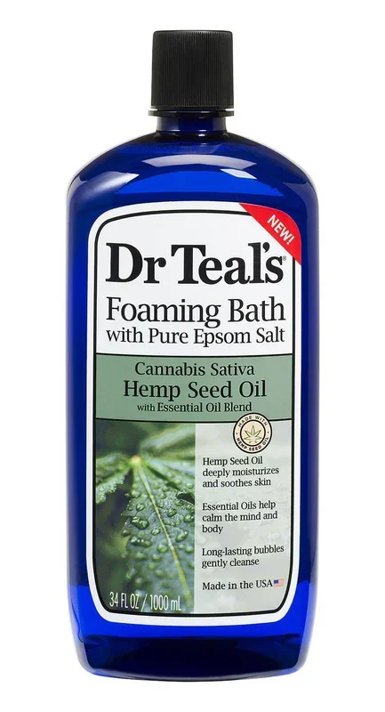 Dr Teal’s Hemp Seed Oil Foaming Bath 1000ml