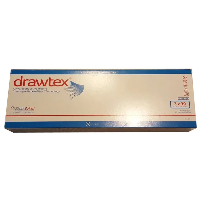 Drawtex Hydroconductive Wound Dressing, 3″ x 39″