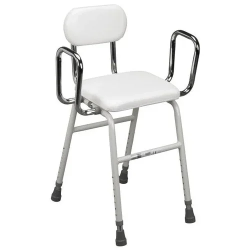 Drive Medical All Purpose Kitchen Stool with Adjustable Arms