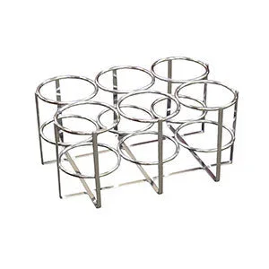 Drive Medical Chrome Economy Oxygen 6 Cylinder Rack