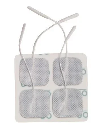 Drive Medical Electrotherapy Electrode: 4 Count, 1.75″ x 1.75″