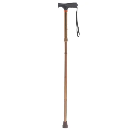 DRIVE MEDICAL Folding Cane Aluminum 33 to 37 Inch Bronze