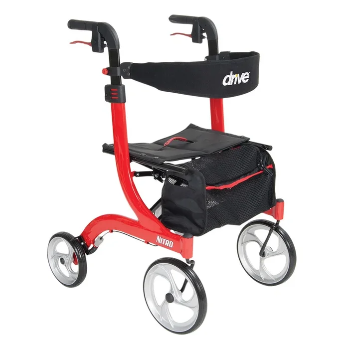 Drive Medical Nitro Euro Style Rollator Rolling Walker