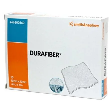 Durafiber Gelling Fiber Dressing 4″ x 4″