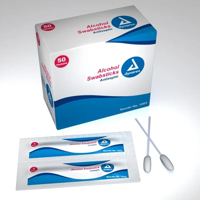 Dynarex Alcohol Impregnated Swabstick