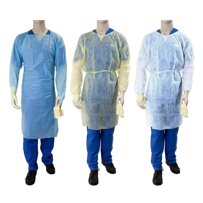 Dynarex Disposable Isolation Gowns Professional-Grade – Individually wrapped