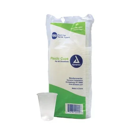 Dynarex Dynarex Drinking Cup 7 oz. Translucent Plastic Disposable – 4257