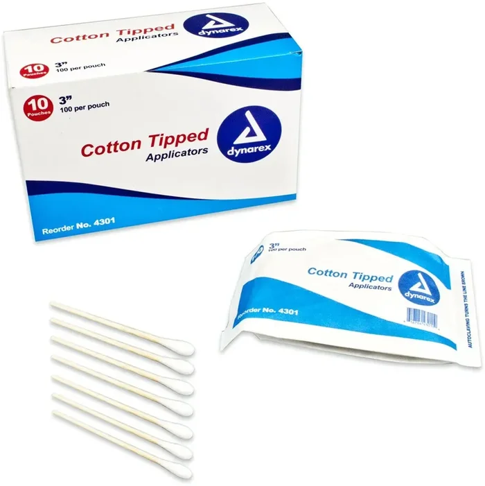 Dynarex Non-Sterile Cotton Tipped Applicators