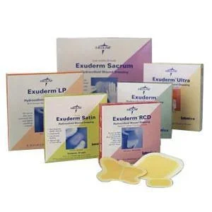 Exuderm Regulated Colloidal Dispersion Thin Hydrocolloid Dressing 6″ x 6″