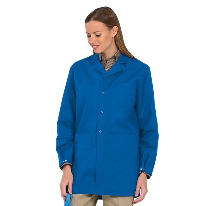 Fashion Seal Healthcare Unisex Microstat System Lab Jacket, Royal