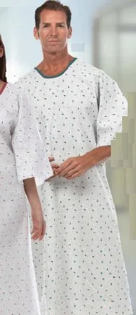 Fashion Seal Uniforms Patient Exam Gown Medium / Large Adult NonSterile Light Blue – 744 L