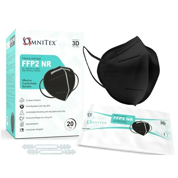FFP2 Masks x 20 – Black