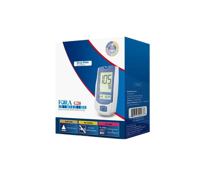 FORA G20 Glucose Meter|Basic Monitoring