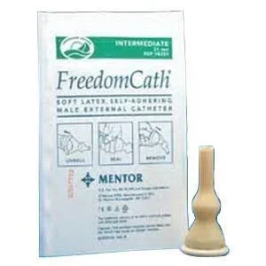 Freedom Cath Latex Self-Adhering Male External Catheter, 35 mm