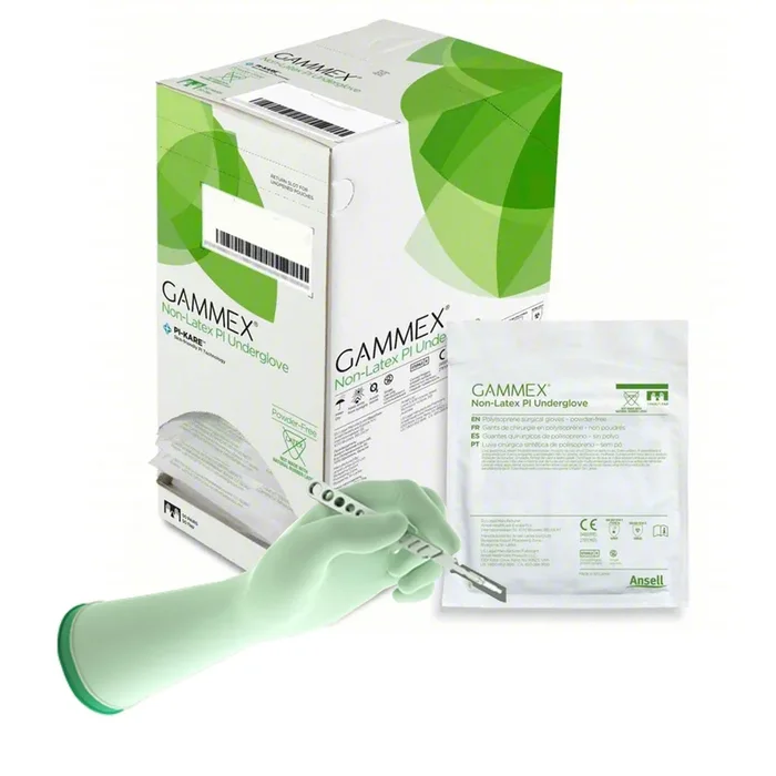 GAMMEX Non-Latex PI Underglove Polyisoprene Standard Cuff Length Surgical Glove