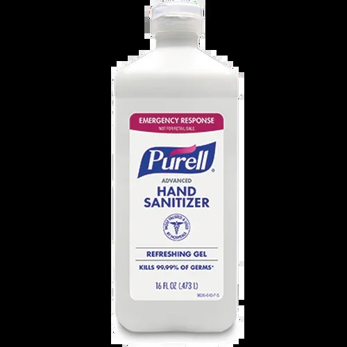 GOJO PURELL Advanced Hand Sanitizer Refreshing Gel 16 fl oz flip cap bottle