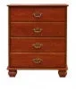 Graham-Field Bedford Collection Dresser Biltmore Cherry 18 X 30 X 36 Inch 4 Drawers – A37-46