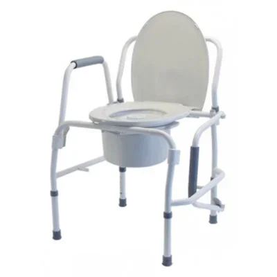 Graham Field Silver Collection 3-in-1 Steel Drop Arm Commode, 2 Each Per Case