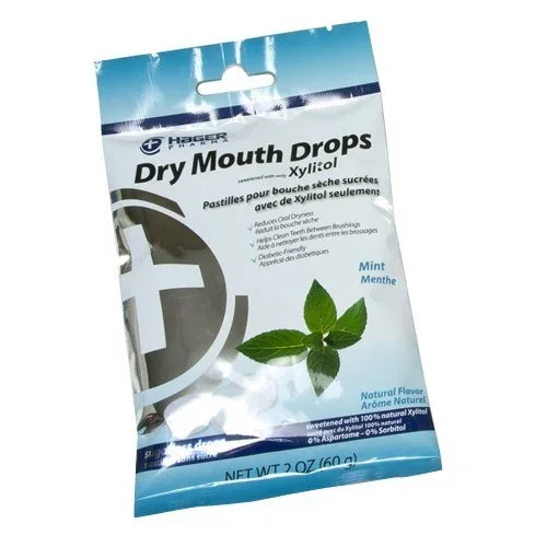 Hager Pharma Dry Louts Drops, Mint, 2 oz