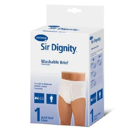 Hartmann Sir Dignity Protective Underwear with Liner Male Cotton Blend Large Elastic Waist – 40213
