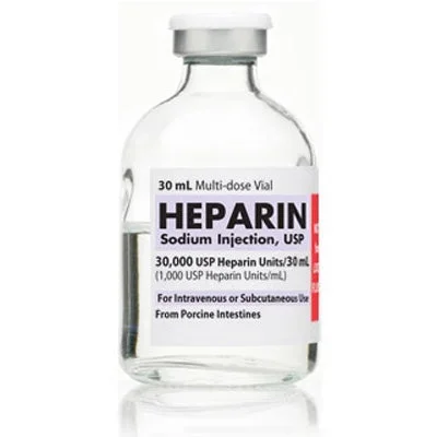 Heparin Sodium Injection 30000 Units Per 30 mL Multiple-Dose Vials 30 mL x 25/Pack (RX)