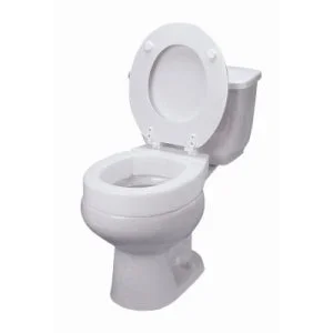 Hinged Elevated Toilet Seat, Standard, 4″