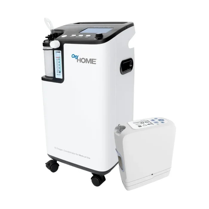 Inogen G5 Portable and OxyHome Stationary Oxygen Concentrator Bundle