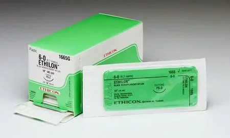 J & J Healthcare Systems Ethilon Suture without Needle Monofilament Nylon Nonabsorbable Size 0 72 Inch Suture – D5854