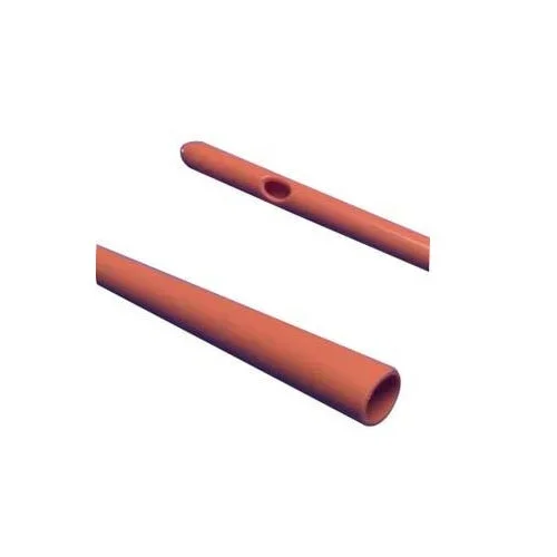 Kendall Dover Robinson Red Rubber Urethral Catheter
