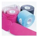Kinesiology Tape, 2”x16.4′ Roll Pre-Cut, 10 inch strips by Therapists Choice