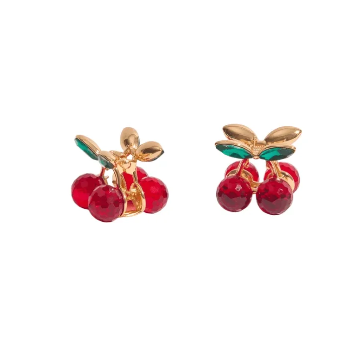 Kitsch Mini Rhinestone Cherry Claw Clips (2 pc) #10089956