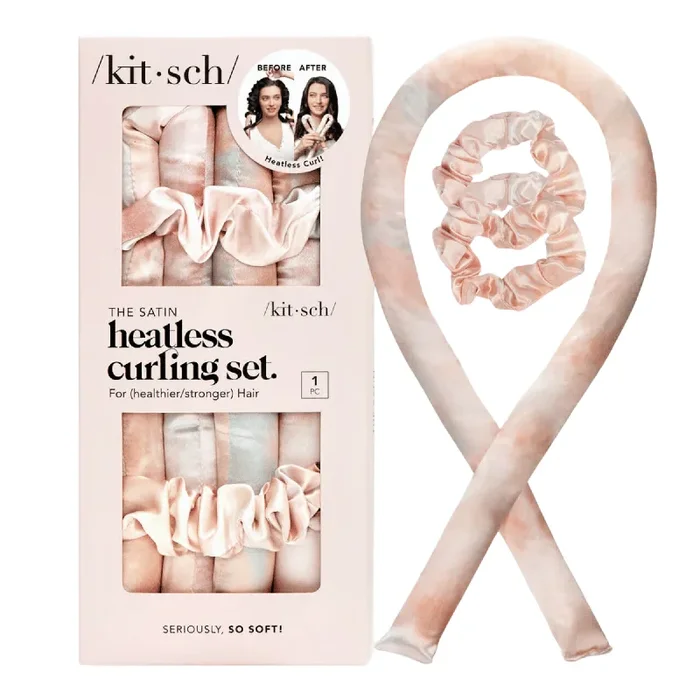 kitsch Sunset Tie Dye Satin Heatless Curling Set #10087434