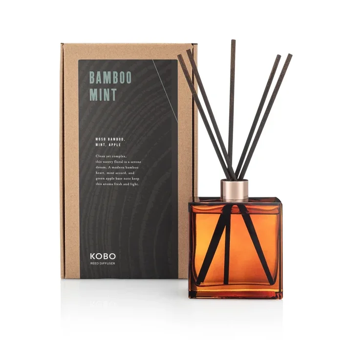 KOBO Bamboo Mint Woodblock Reed Diffuser (9 oz) #10084759