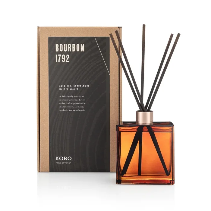 KOBO Bourbon 1792 Woodblock Reed Diffuser (9 oz) #10084760