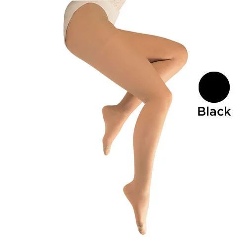 Ladies’ Sheer Firm Spt Tall 20-30mmHg Panty Hose Black