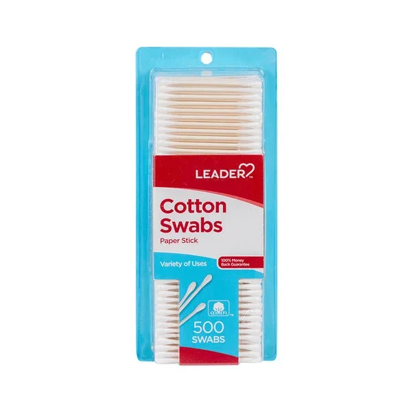 Leader Cotton Swabs 500ct