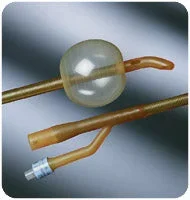 LUBRICATH Hematuria Coude 2-Way Latex Foley Catheter 20 Fr 30 cc