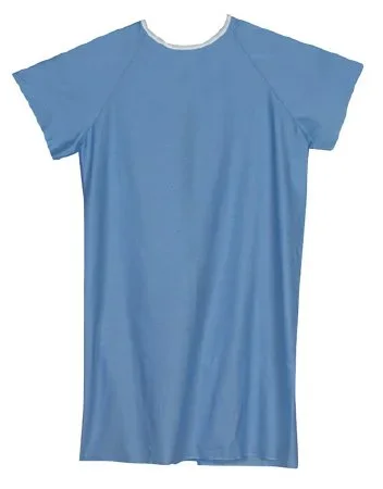 Mabis Healthcare Patient Exam Gown One Size Fits Most Adult NonSterile Blue – 532-8035-0100