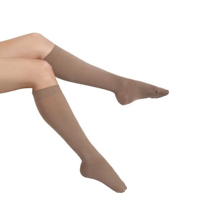 MAXAR Unisex Dress & Travel Support Socks (12-15 mmHg) – Beige