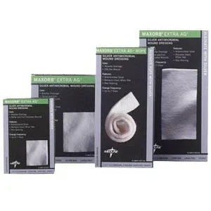 Maxorb Extra Ag Silver Alginate Sheet Dressing 4″ x 8″ Rectangle