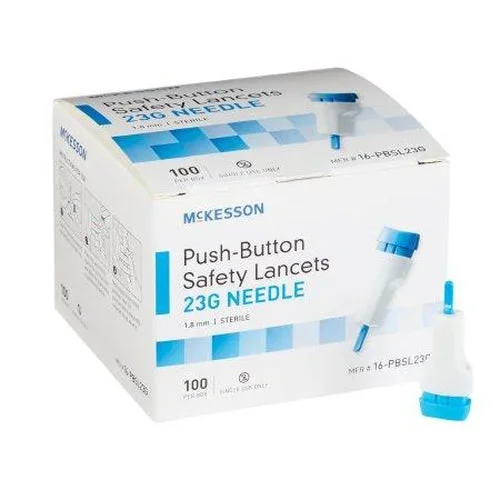 Mckesson 23 Gauge Safety Lancets, 1.8 mm