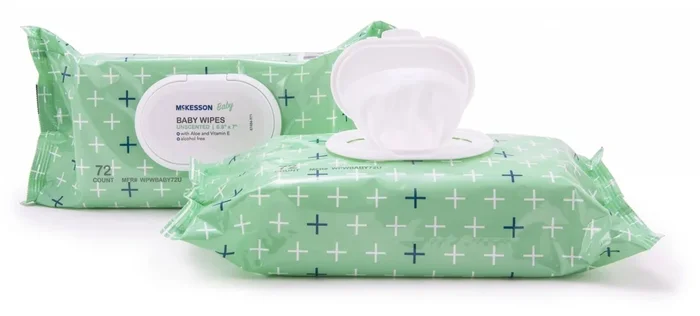 McKesson Baby Wipes Case of 864, Unscented