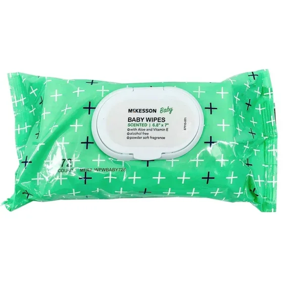McKesson Baby Wipes with Aloe and Vitamin E
