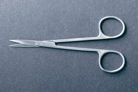 McKesson McKesson Iris Scissors 3-1/2 Inch Office Grade Stainless Steel Finger Ring Handle Straight – 43-2-103